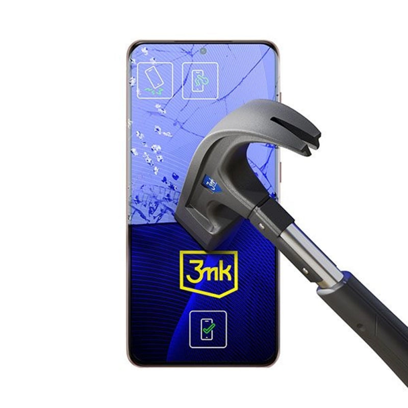 Folie de protectie Ecran 3MK FlexibleGlass pentru Samsung Galaxy S21 FE 5G G990, Sticla Flexibila, Full Glue