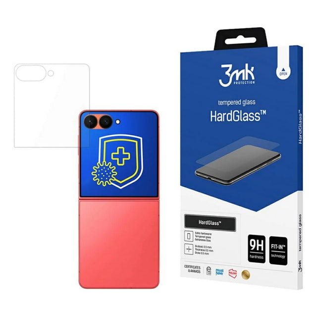 Folie de protectie Ecran 3MK HardGlass pentru Samsung Galaxy Z Flip7 F766, Sticla Securizata, Full Glu