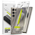 Folie de protectie Ecran Ringke Easy Slide pentru Samsung Galaxy S24 Ultra S928, Sticla Securizata, Full Glue, Set 2 bucati