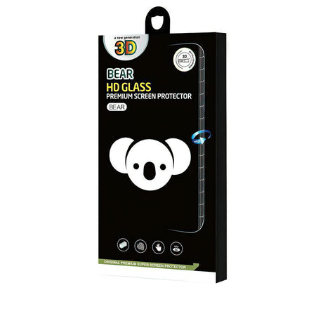 Folie de protectie Ecran Bear HD pentru Apple iPhone 14 Pro, Sticla Securizata, Full Glu