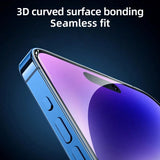 Folie de protectie Ecran Anank 1X Reinforced pentru Apple iPhone 16 Pro Max, Sticla securizata, Full Glue, 3D, Set 10 bucati