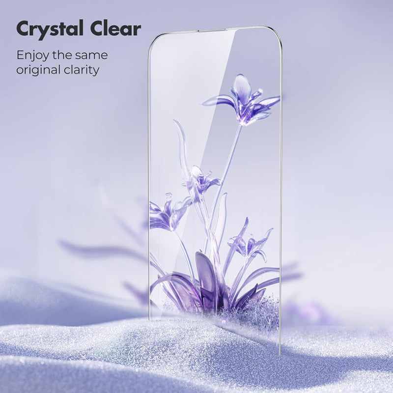 Folie de protectie Ecran Anank 1X Reinforced pentru Apple iPhone 16 Pro, Sticla securizata, Full Glue, 3D, Set 10 bucati