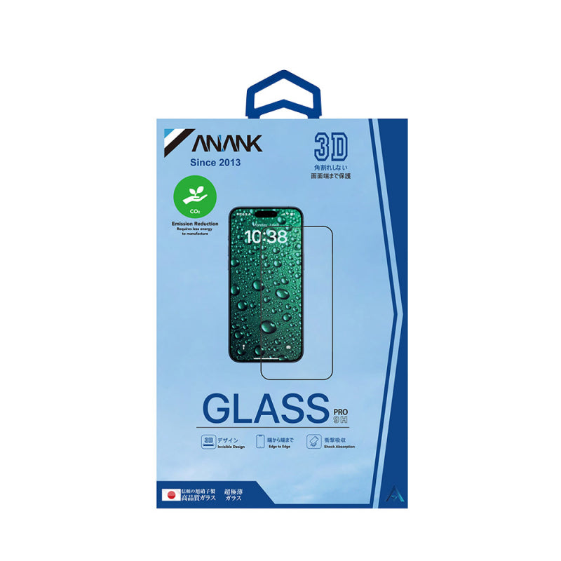Folie de protectie Ecran Anank 3X Reinforced Invisible pentru Apple iPhone 16 Pro Max, Sticla securizata, Full Glue, 3D