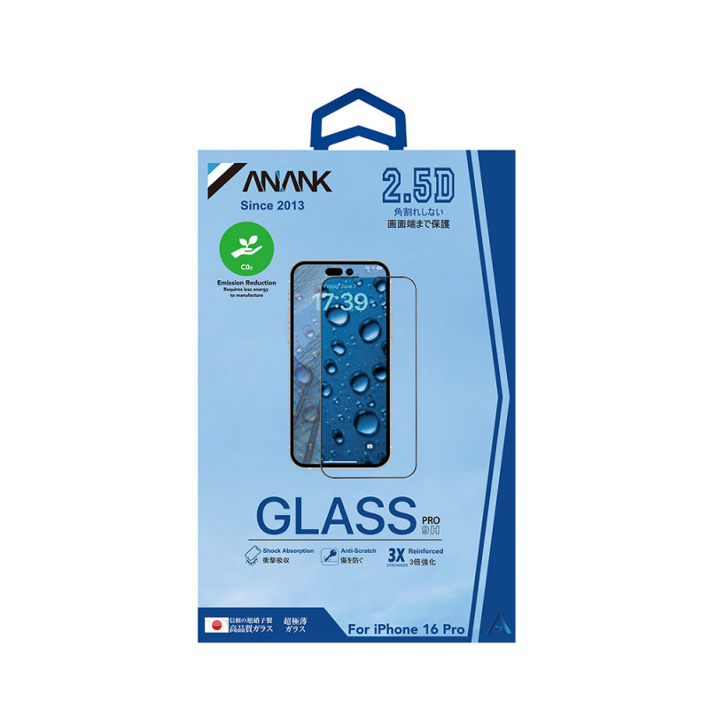 Folie de protectie Ecran Anank 3X Reinforced pentru Apple iPhone 15 Pro, Sticla securizata, Full Glue, 2.5D