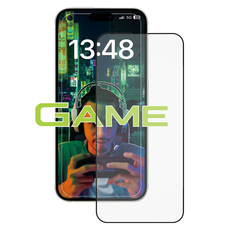 Folie de protectie Ecran Anank Anti-Fingerprint pentru Apple iPhone 14 Pro, Sticla securizata, Full Glue, 2.5D
