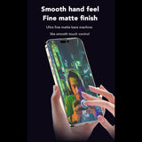 Folie de protectie Ecran Anank Anti-Fingerprint pentru Apple iPhone 14 Pro, Sticla securizata, Full Glue, 2.5D
