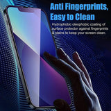 Folie de protectie Ecran Anti Blue Light Anank 5X Reinforced pentru Apple iPhone 17 Pro Max, Sticla Securizata, Full Glue, 2.5D