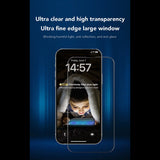 Folie de protectie Ecran Anti Blue Light Anank pentru Apple iPhone 14 Pro, Sticla securizata, Full Glue, 2.5D