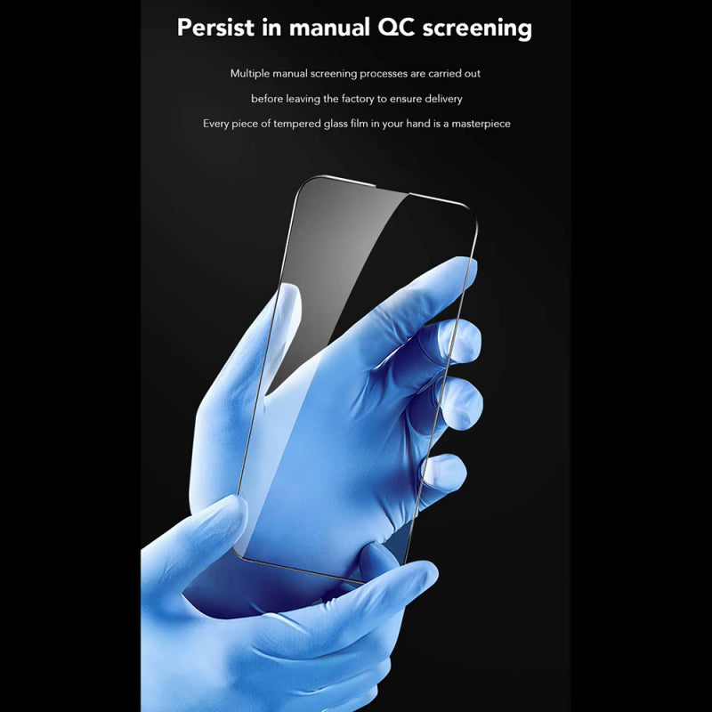 Folie de protectie Ecran Anti Blue Light Anank pentru Apple iPhone 14 Pro, Sticla securizata, Full Glue, 2.5D