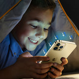 Folie de protectie Ecran Anti Blue Light Anank pentru Apple iPhone 14 Pro, Sticla securizata, Full Glue, 2.5D