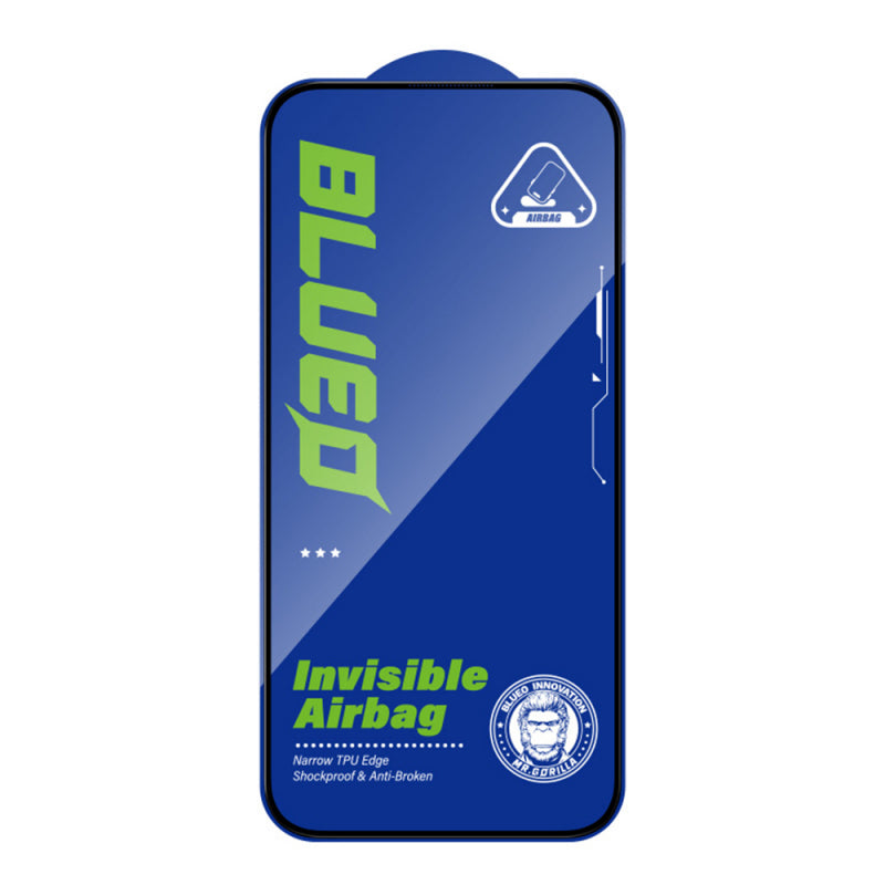 Folie de protectie Ecran Blueo Anti-Broken pentru Apple iPhone 16 Pro, Sticla securizata, Full Glu