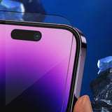 Folie de protectie Ecran Blueo Anti-Broken pentru Apple iPhone 16 Pro, Sticla securizata, Full Glu