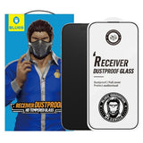 Folie de protectie Ecran Blueo Anti-Dust HD pentru Apple iPhone 16 Pro Max, Sticla securizata, Full Glu