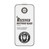 Folie de protectie Ecran Blueo Anti-Dust HD pentru Apple iPhone 16 Pro Max, Sticla securizata, Full Glu