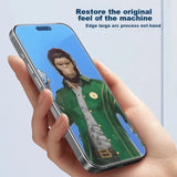 Folie de protectie Ecran Blueo Anti-Glare pentru Apple iPhone 15 Pro Max, Sticla securizata, Full Glu