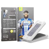 Folie de protectie Ecran Blueo Anti-Reflective HD Applicator Pro pentru Apple iPhone 16 Pro, Sticla securizata, Full Glu