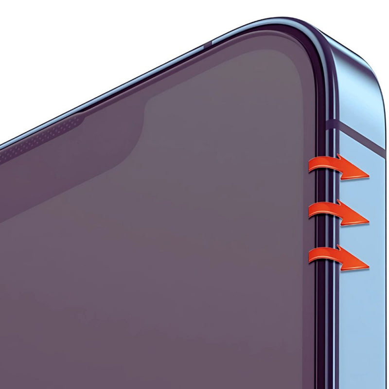 Folie de protectie Ecran Blueo Anti-Reflective HD Applicator Pro pentru Apple iPhone 16 Pro, Sticla securizata, Full Glu