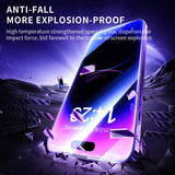 Folie de protectie Ecran Blueo Anti-Static HD pentru Apple iPhone 11 Pro / XS / X, Sticla securizata, Full Glu