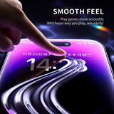 Folie de protectie Ecran Blueo Anti-Static HD pentru Apple iPhone 11 Pro / XS / X, Sticla securizata, Full Glu