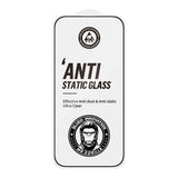 Folie de protectie Ecran Blueo Anti-Static HD pentru Apple iPhone 15 Pro Max, Sticla securizata, Full Glu