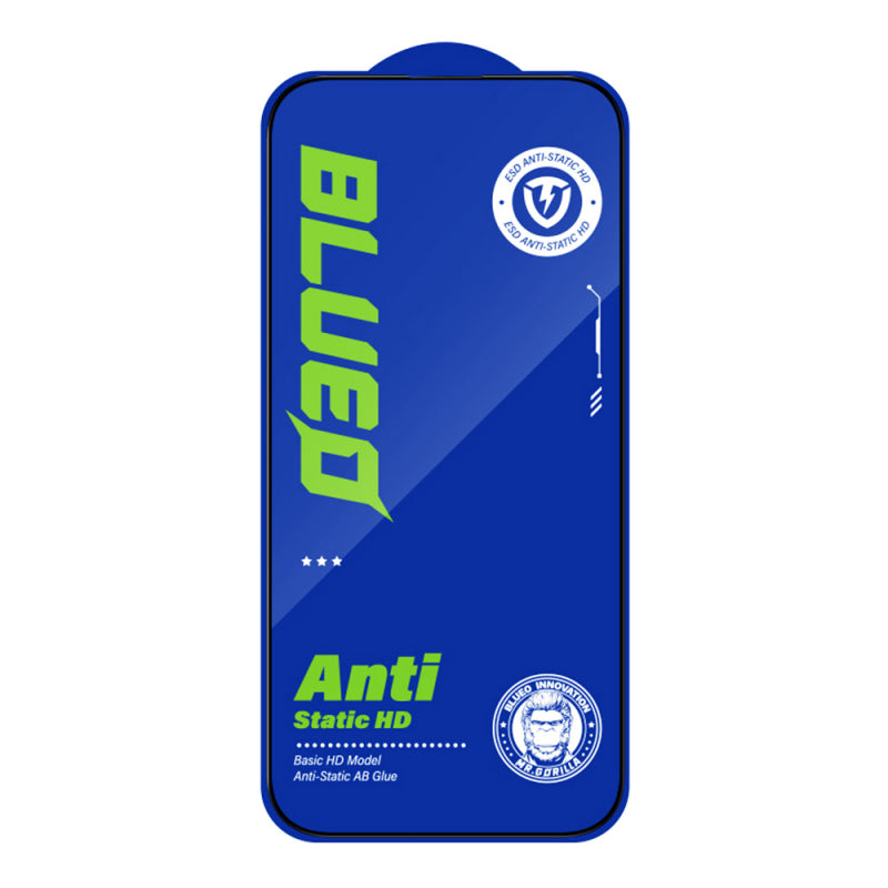 Folie de protectie Ecran Blueo Silk HD pentru Apple iPhone 16 Plus / 15 Plus, Sticla securizata, Full Glue, 2.5D