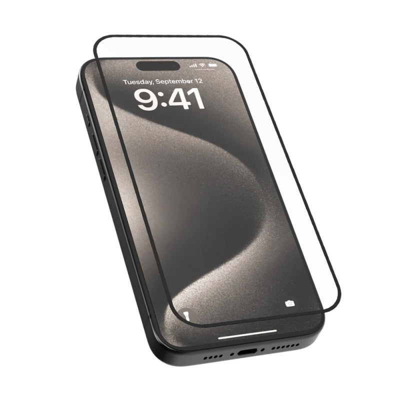 Folie de protectie Ecran Blueo Silk HD pentru Apple iPhone 16 Pro Max, Sticla securizata, Full Glue, 2.5D