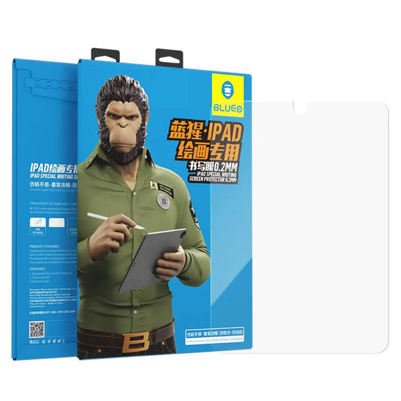 Folie de protectie Ecran Blueo Special Writing pentru Apple iPad Air (2022) / Pro 11 (2021) / Air (2020), Sticla securizata, Ful