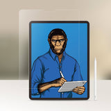 Folie de protectie Ecran Blueo Special Writing pentru Apple iPad Pro 12.9 (2022) / Pro 12.9 (2021) / Pro 12.9 (2020), Sticla sec