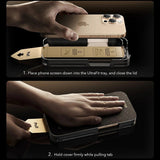 Folie de protectie Ecran ESR Corning UltraFit pentru Apple iPhone 17 Pro, Sticla Securizata, Full Glue, Set 3 bucati