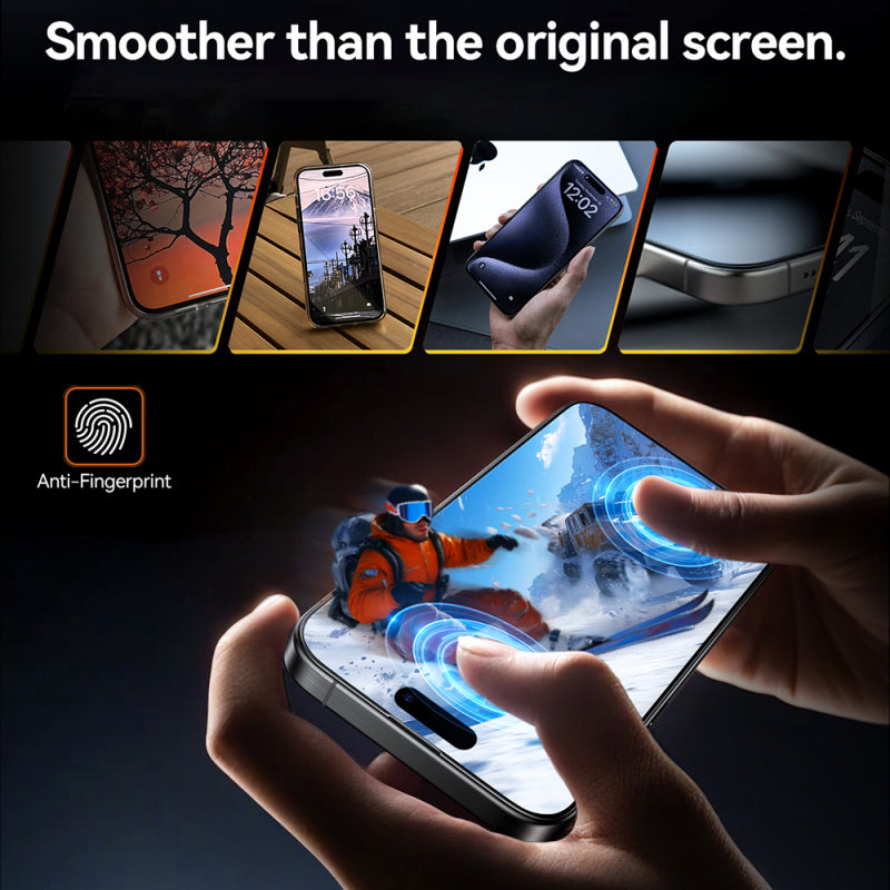 Folie de protectie Ecran Torras GlassGo Install Master pentru Apple iPhone 17 Pro, Sticla Securizata, Full Glue