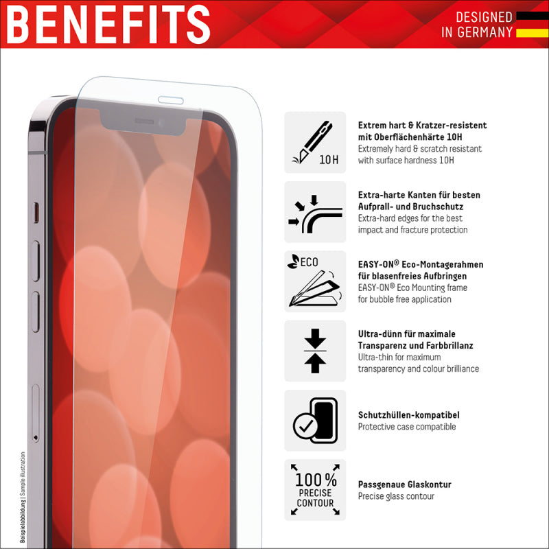 Folie de protectie Ecran Displex Premium pentru Apple iPhone 14 Plus, Sticla Securizata, Full Glue