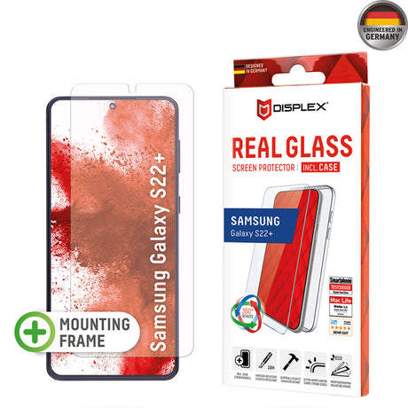 Folie de protectie Ecran Displex Premium pentru Samsung Galaxy S22+ 5G S906, Sticla Securizata, Full Glue