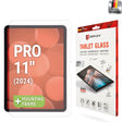 Folie de protectie Ecran Displex Tablet Glass pentru Apple iPad Pro 11 (2024), Sticla Flexibila, Full Glue