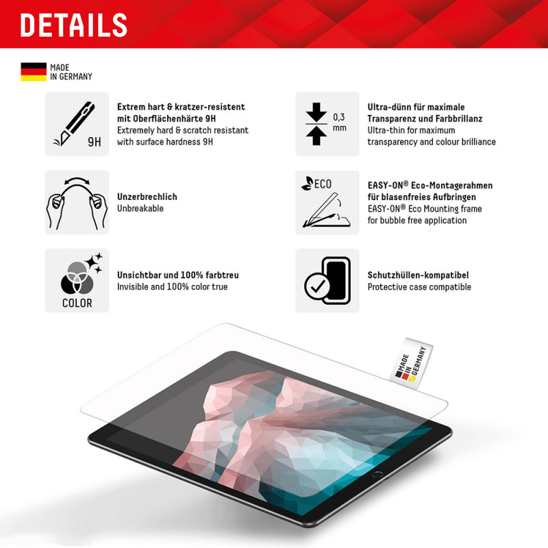 Folie de protectie Ecran Displex Tablet Glass pentru Apple iPad Pro 11 (2024), Sticla Flexibila, Full Glue