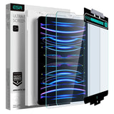 Folie de protectie Ecran ESR Armorite pentru Apple iPad Air (2022) / Pro 11 (2021) / Air (2020), Sticla securizata, Full Glue, S
