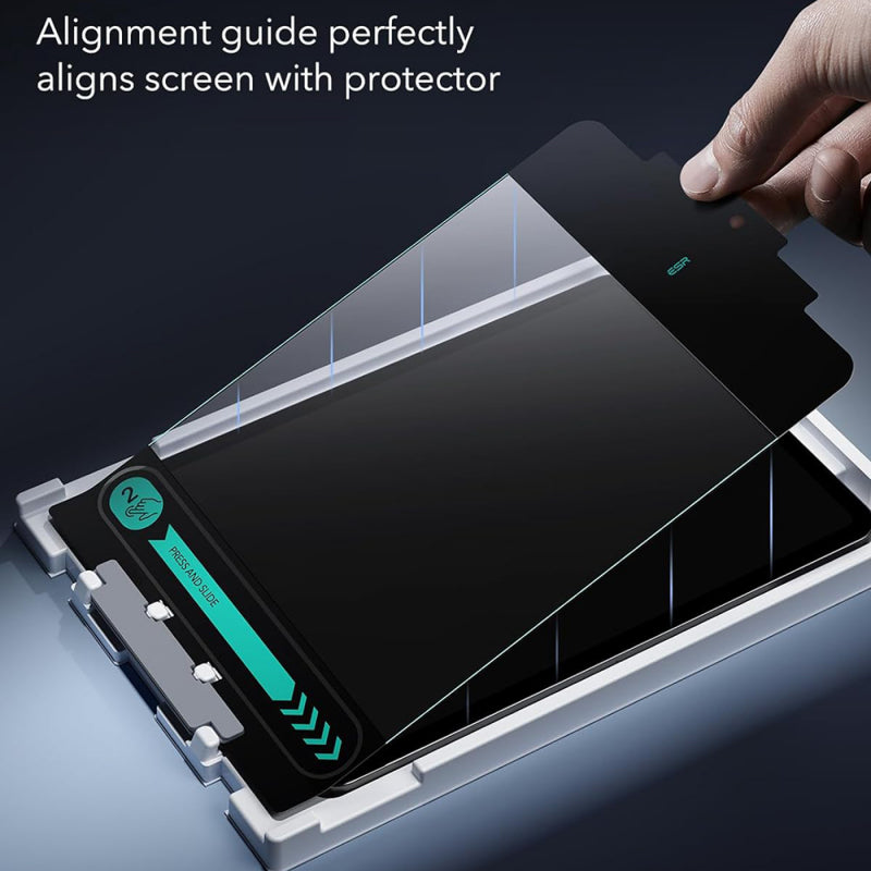 Folie de protectie Ecran ESR Armorite pentru Apple iPad Air (2022) / Pro 11 (2021) / Air (2020), Sticla securizata, Full Glue, S