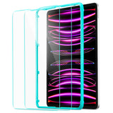 Folie de protectie Ecran ESR pentru Apple iPad Pro 12.9 (2022) / Pro 12.9 (2021) / Pro 12.9 (2020), Sticla Securizata, Full Glue