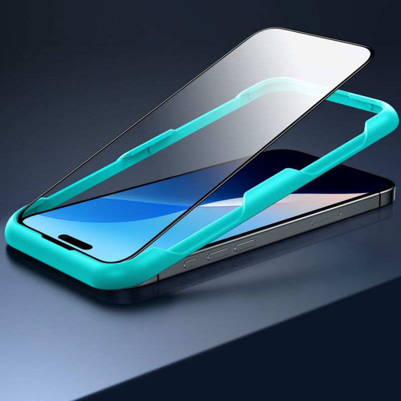 Folie de protectie Ecran ESR pentru Apple iPhone 16 Plus, Sticla securizata, Full Glue