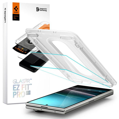 Folie de protectie Ecran Exterior Spigen GlastR EZ FIT Pro HD pentru Samsung Galaxy Z Fold7 F966, Sticla Securizata, Full Glue, 