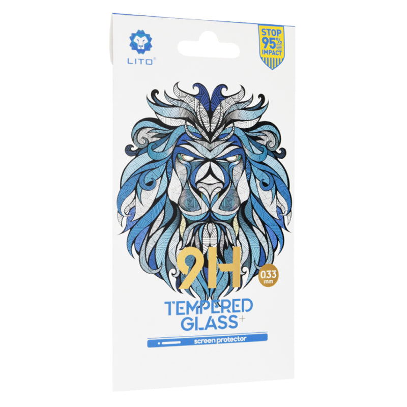 Folie de protectie Ecran Lito Classic pentru Xiaomi Redmi 12C, Sticla Securizata, Full Glue, 2.5D