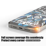 Folie de protectie Ecran Lito D+ Max 300C pentru Apple iPhone 15 Pro, Sticla securizata, Full Glue