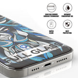 Folie de protectie Ecran Lito D+ Max 300C pentru Apple iPhone 15 Pro, Sticla securizata, Full Glue