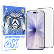Folie de protectie Ecran Lito D+ Max 4K pentru Apple iPhone 17 / 16 Pro, Sticla Securizata, Full Glu