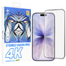 Folie de protectie Ecran Lito D+ Max 4K pentru Apple iPhone 17 / 16 Pro, Sticla Securizata, Full Glu