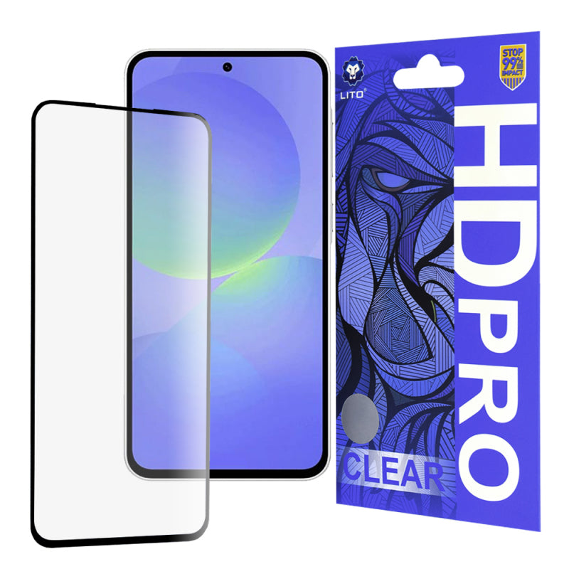Folie de protectie Ecran Lito HD Pro Clear pentru Samsung Galaxy A36 A366, Sticla Securizata, Full Glu