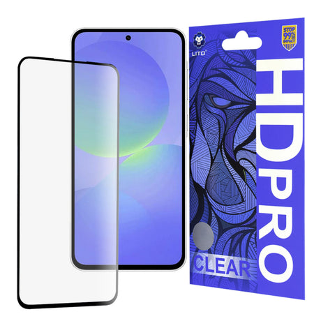 Folie de protectie Ecran Lito HD Pro Clear pentru Samsung Galaxy A36 A366, Sticla Securizata, Full Glu