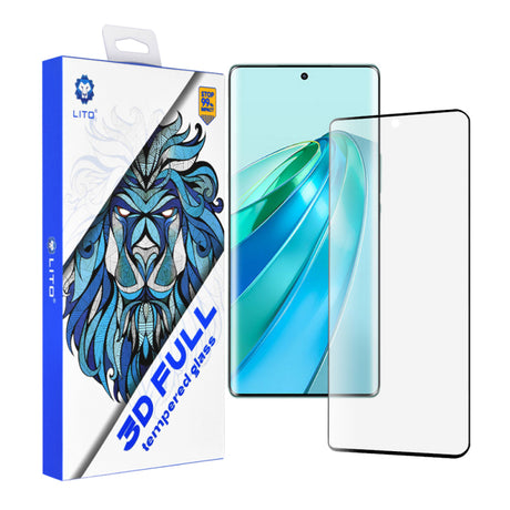 Folie de protectie Ecran Lito pentru Honor X9a, Sticla securizata, Full Glue, 3D