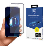 Folie de protectie Ecran Matte 3MK HardGlass Max pentru Apple iPhone 17 Air, Sticla Securizata, Full Glu