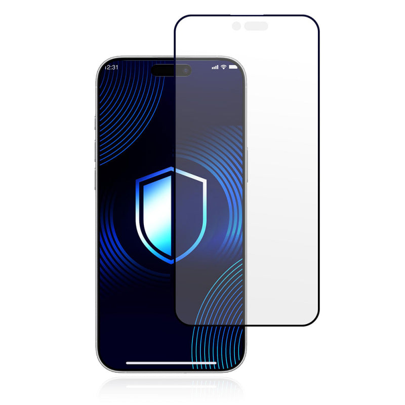 Folie de protectie Ecran Matte 3MK HardGlass Max pentru Apple iPhone 17 Air, Sticla Securizata, Full Glu