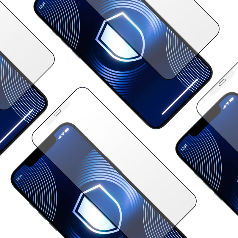 Folie de protectie Ecran Matte 3MK HardGlass pentru Apple iPhone 12 / 12 Pro, Sticla Securizata, Full Glu